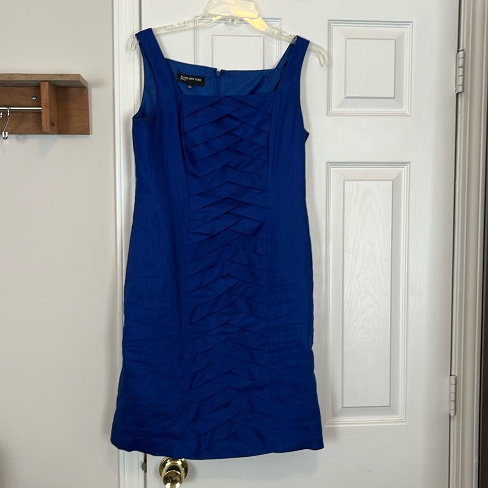 Royal blue dress